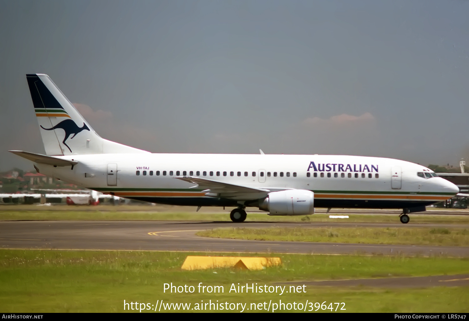 Aircraft Photo of VH-TAJ | Boeing 737-376 | Australian Airlines | AirHistory.net #396472