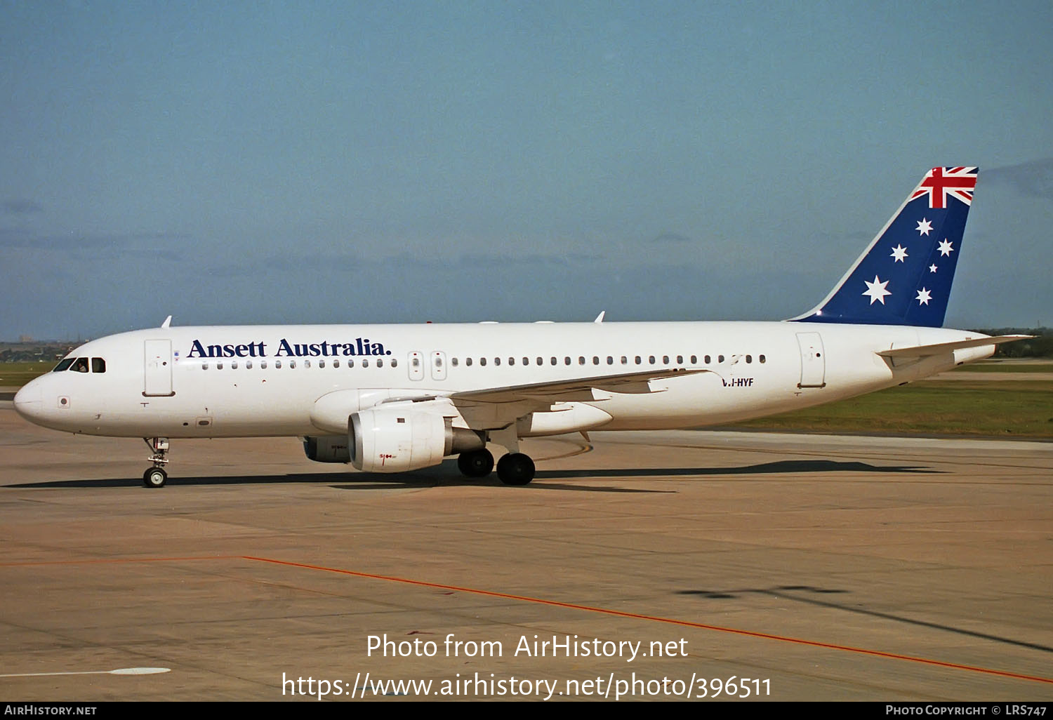 Aircraft Photo of VH-HYF | Airbus A320-211 | Ansett Australia | AirHistory.net #396511