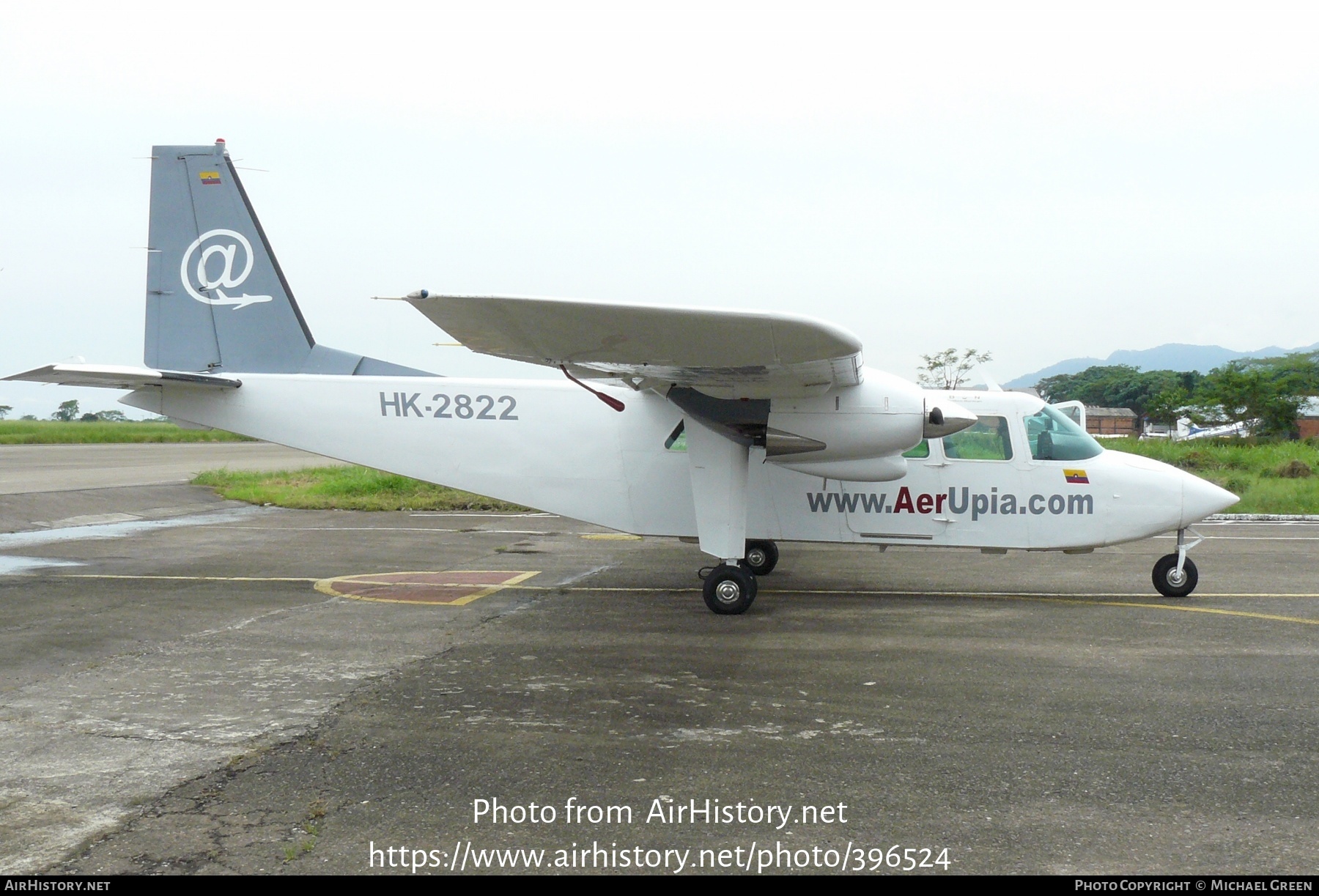 Aircraft Photo of HK-2822 | Pilatus Britten-Norman BN-2B-27 Islander | AerUpía - Aerotaxi del Upía | AirHistory.net #396524