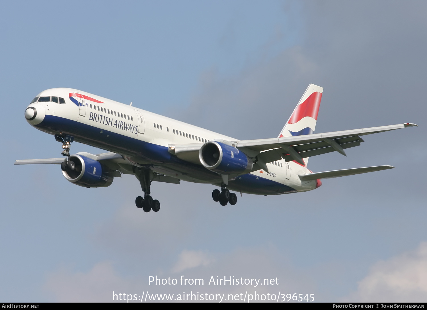 Aircraft Photo of G-BPEC | Boeing 757-236 | British Airways | AirHistory.net #396545