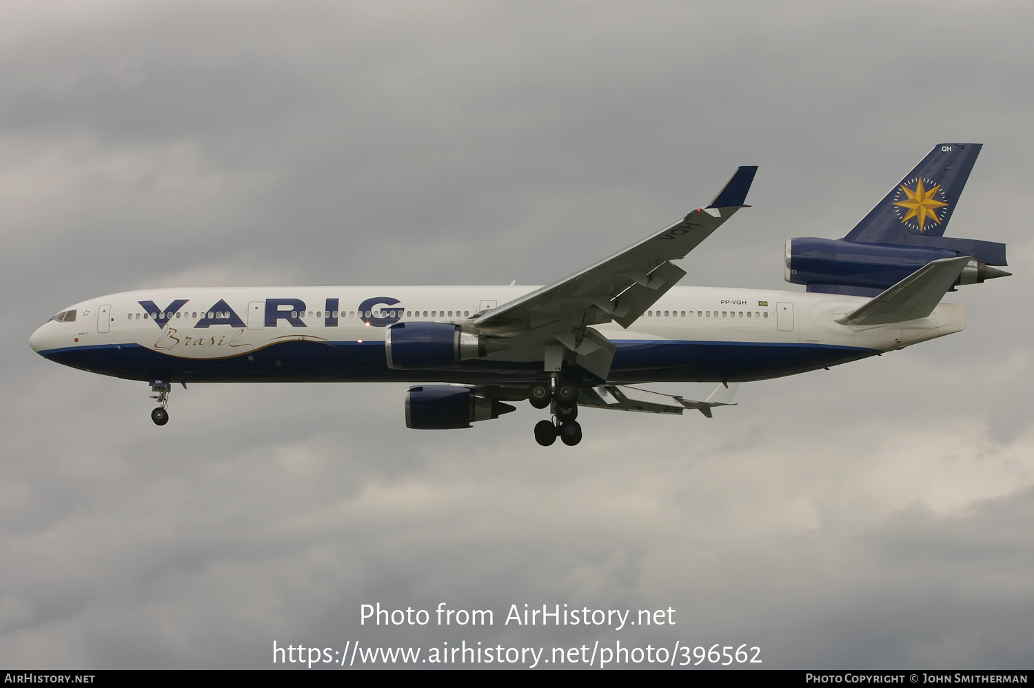 Aircraft Photo of PP-VQH | McDonnell Douglas MD-11 | Varig | AirHistory.net #396562