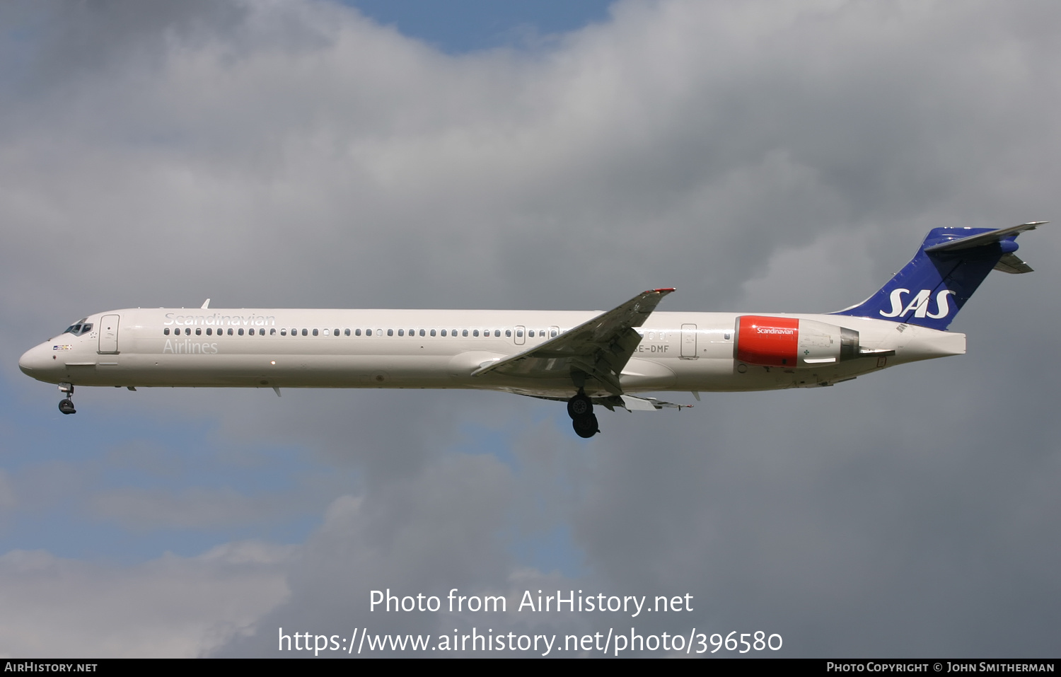 Aircraft Photo of SE-DMF | McDonnell Douglas MD-90-30 | Scandinavian Airlines - SAS | AirHistory.net #396580