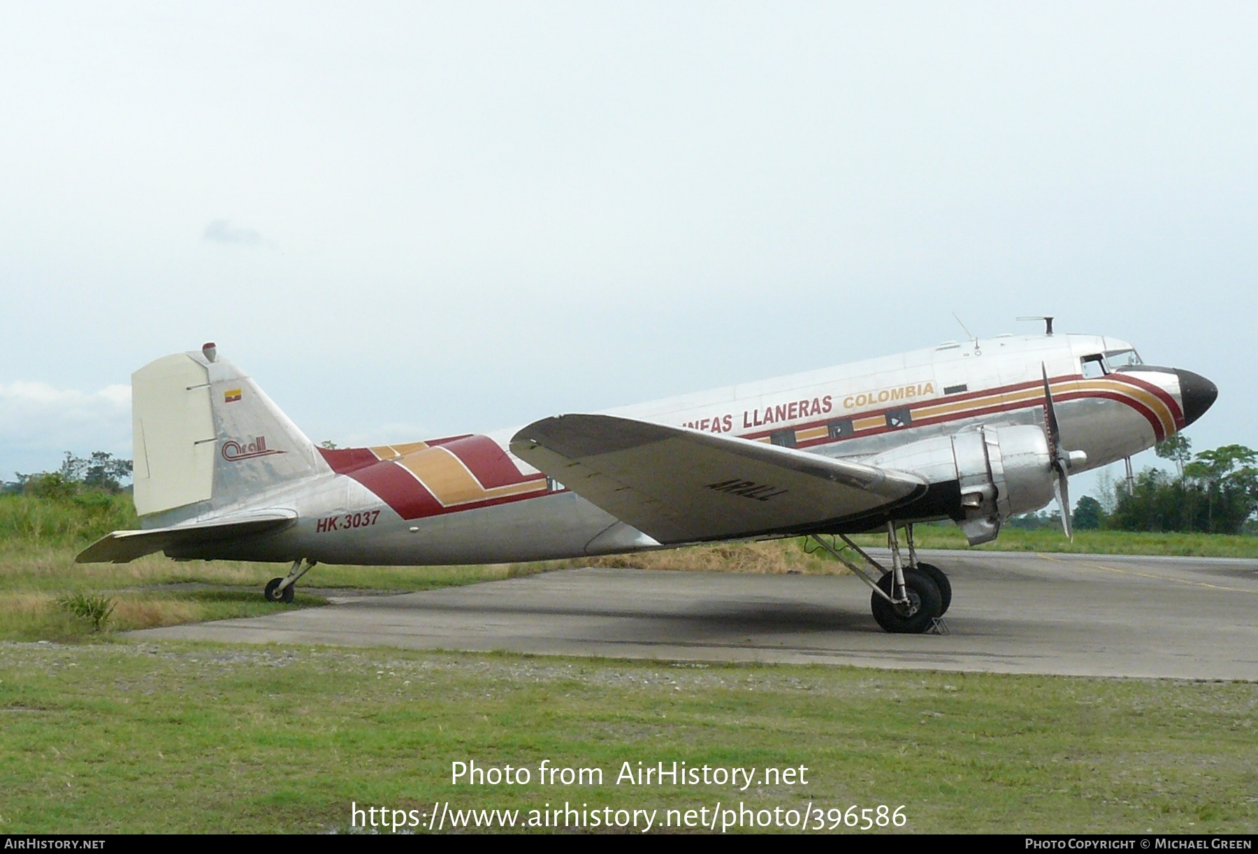 Aircraft Photo of HK-3037 | Douglas C-47A Skytrain | Aerolíneas Llaneras - ARALL | AirHistory.net #396586