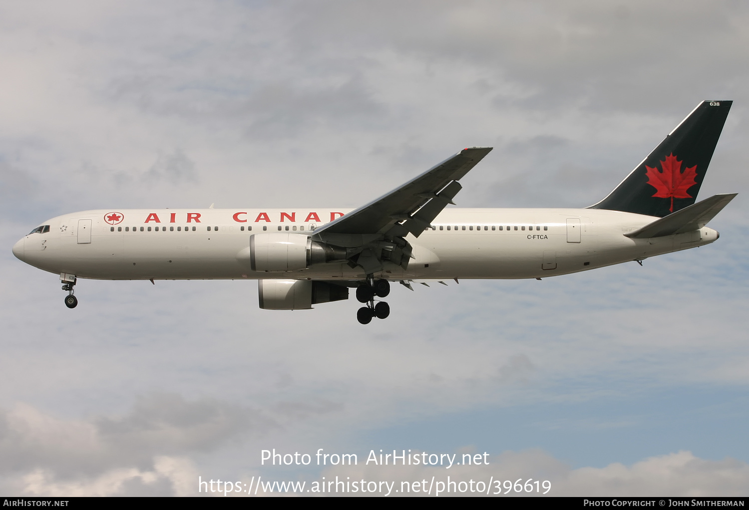 Aircraft Photo of C-FTCA | Boeing 767-375/ER | Air Canada | AirHistory.net #396619