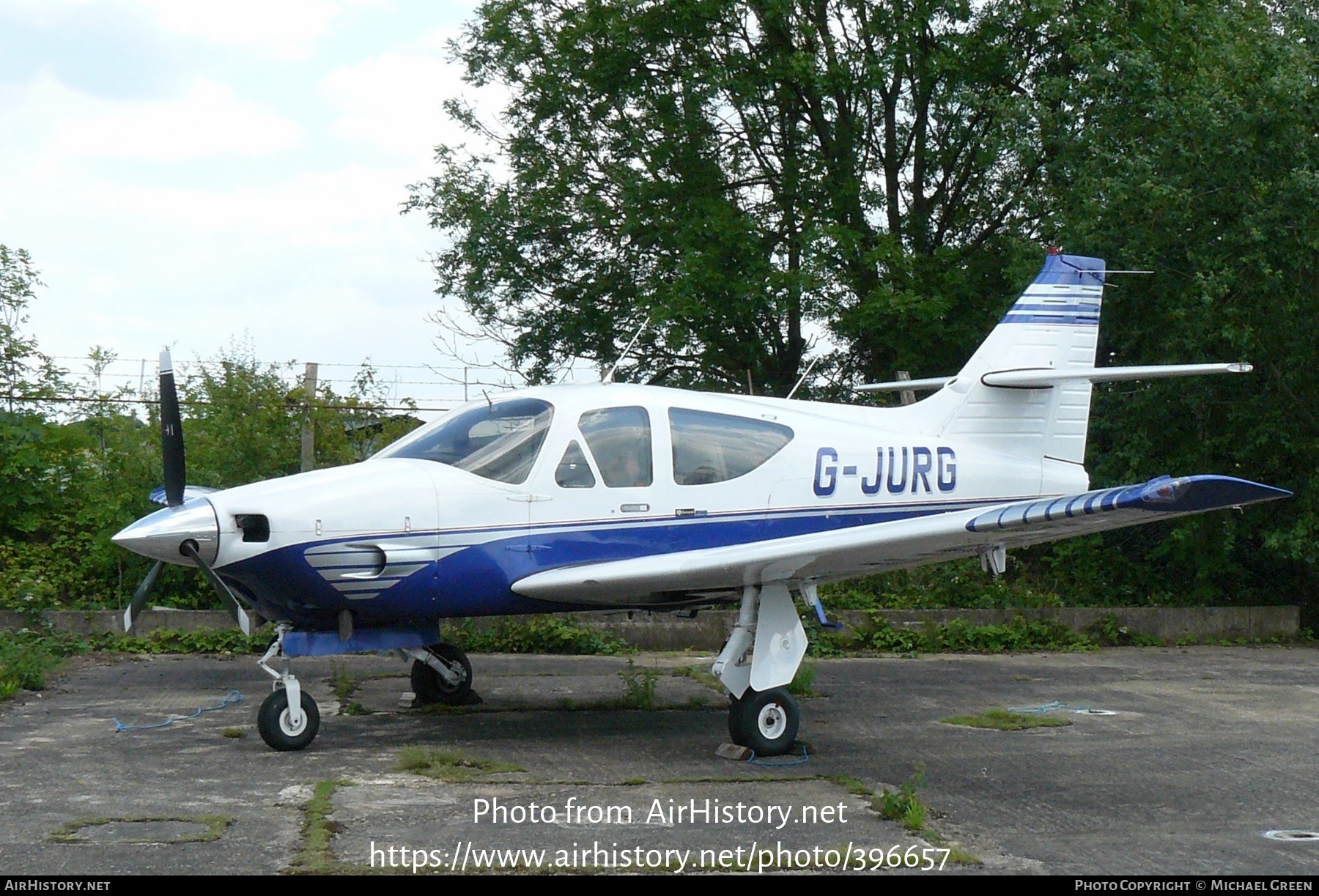 Aircraft Photo of G-JURG | Rockwell Gran Turismo Commander 114A | AirHistory.net #396657