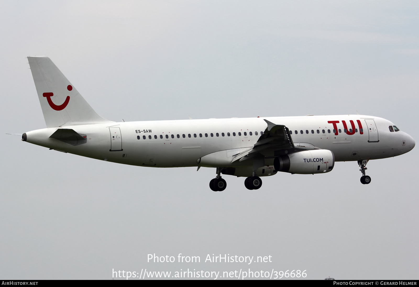 Aircraft Photo of ES-SAW | Airbus A320-232 | TUI | AirHistory.net #396686