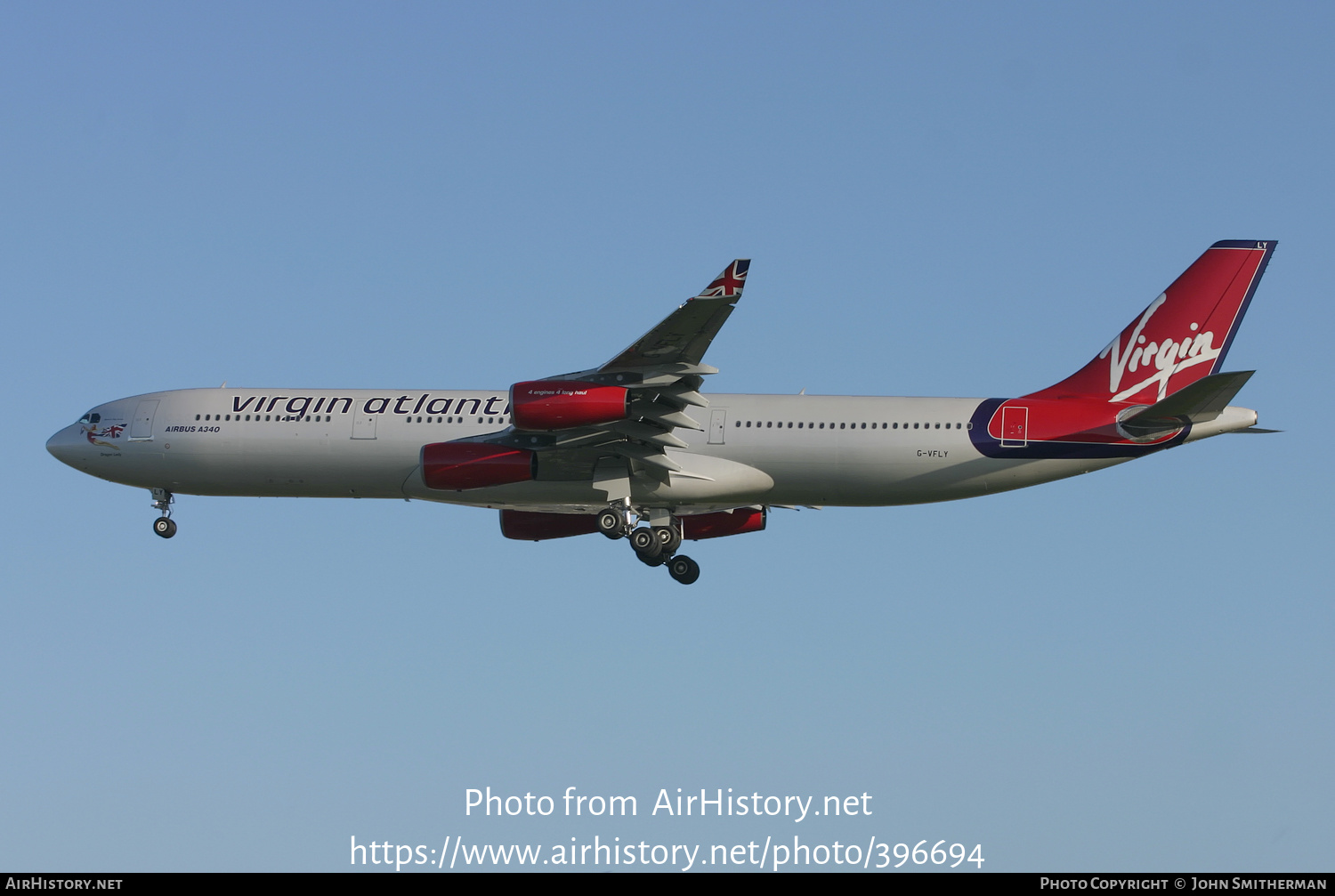 Aircraft Photo of G-VFLY | Airbus A340-311 | Virgin Atlantic Airways | AirHistory.net #396694