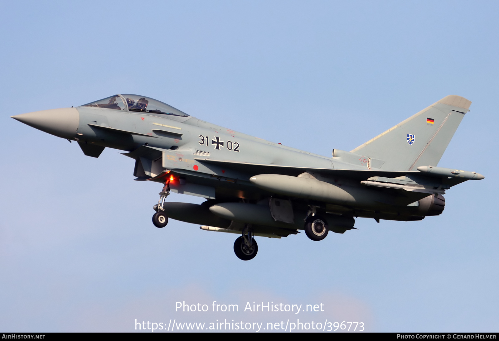 Aircraft Photo of 3102 | Eurofighter EF-2000 Typhoon S | Germany - Air Force | AirHistory.net #396773