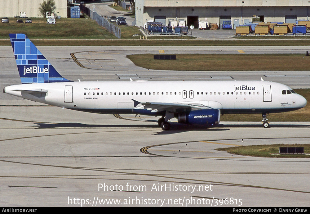 Aircraft Photo of N612JB | Airbus A320-232 | JetBlue Airways | AirHistory.net #396815