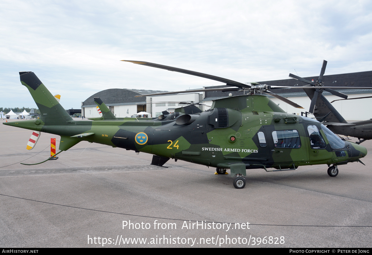 Aircraft Photo of 15024 | Agusta Hkp15A (A-109E LUH) | Sweden - Air Force | AirHistory.net #396828