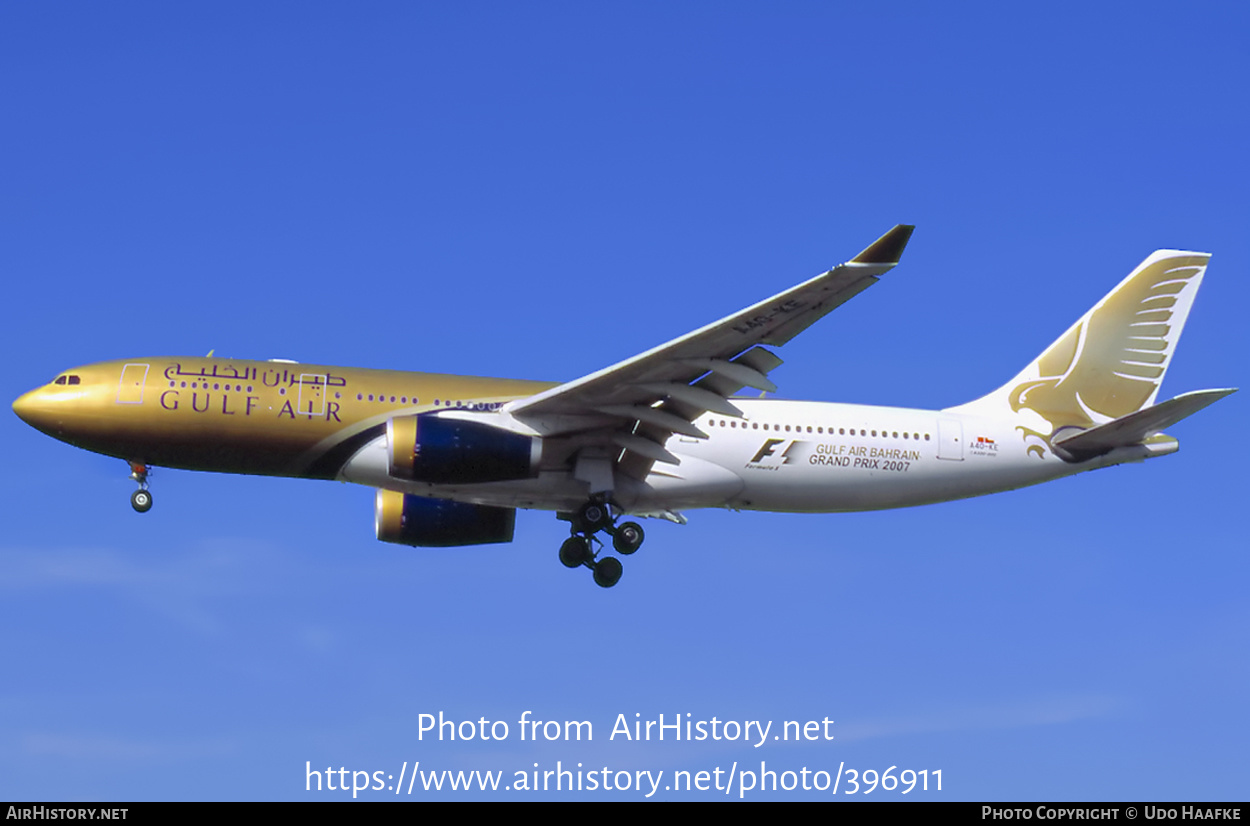 Aircraft Photo of A4O-KE | Airbus A330-243 | Gulf Air | AirHistory.net #396911