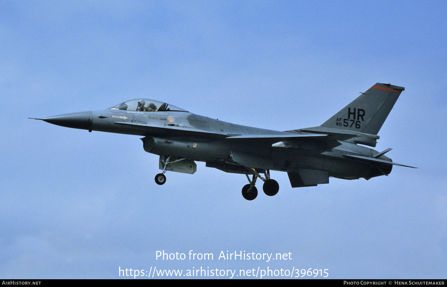 Aircraft Photo of 80-0576 / AF80-576 | General Dynamics F-16A Fighting Falcon | USA - Air Force | AirHistory.net #396915