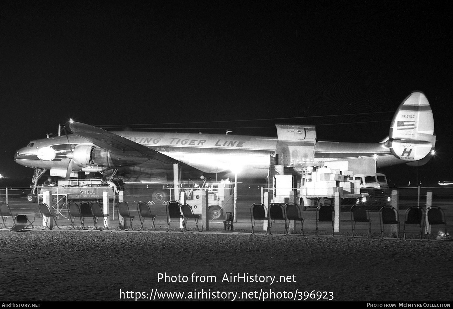 Aircraft Photo of N6915C | Lockheed L-1049H Super Constellation | Flying Tiger Line | AirHistory.net #396923