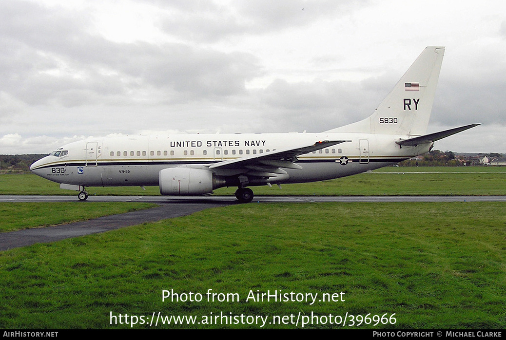 Aircraft Photo of 165830 / 5830 | Boeing C-40A Clipper | USA - Navy | AirHistory.net #396966