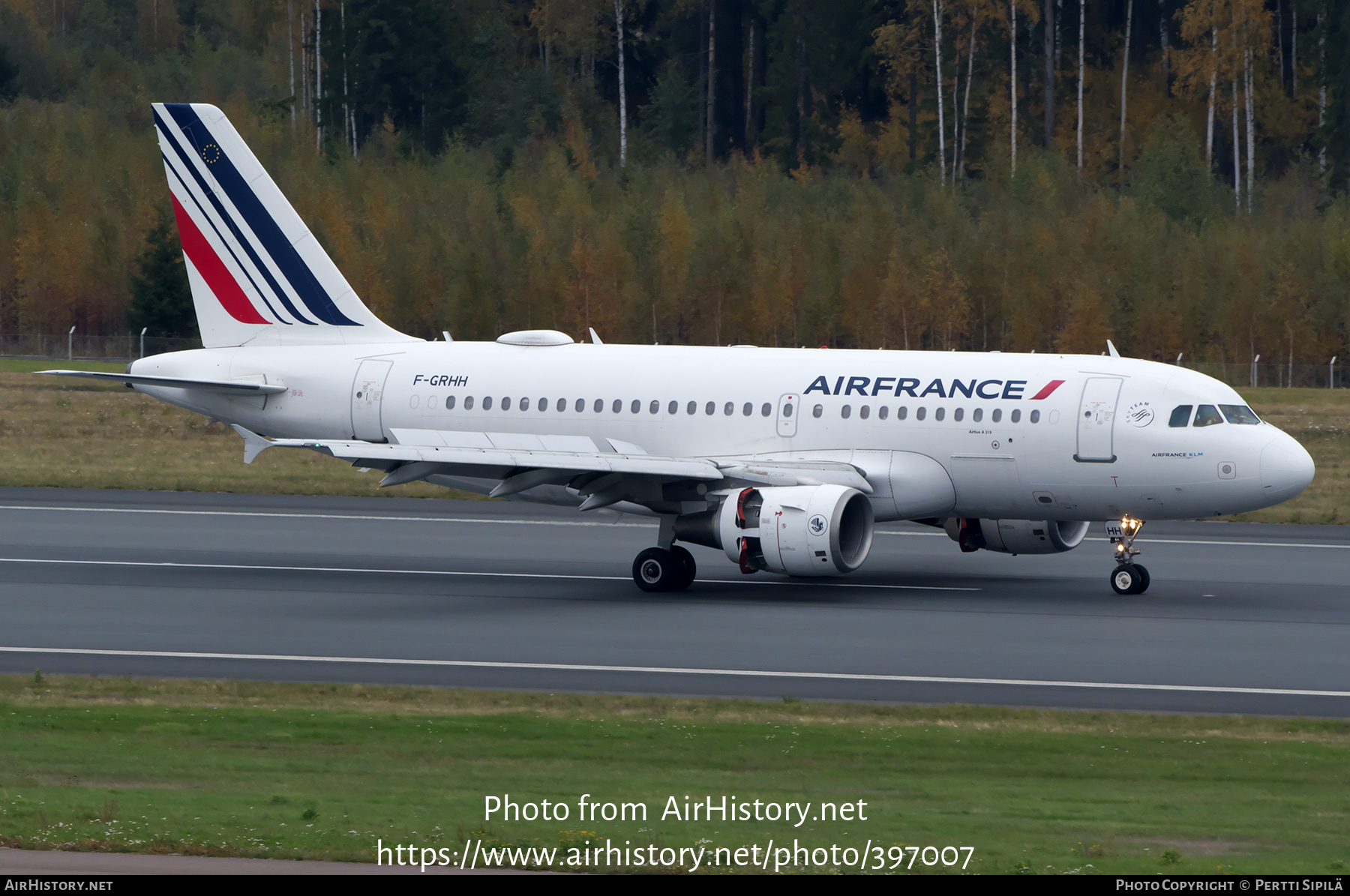 Aircraft Photo of F-GRHH | Airbus A319-111 | Air France | AirHistory.net #397007