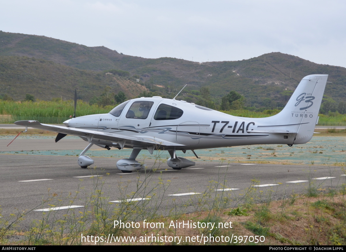 Aircraft Photo of T7-IAC | Cirrus SR-22 G3-GTS Turbo | AirHistory.net #397050