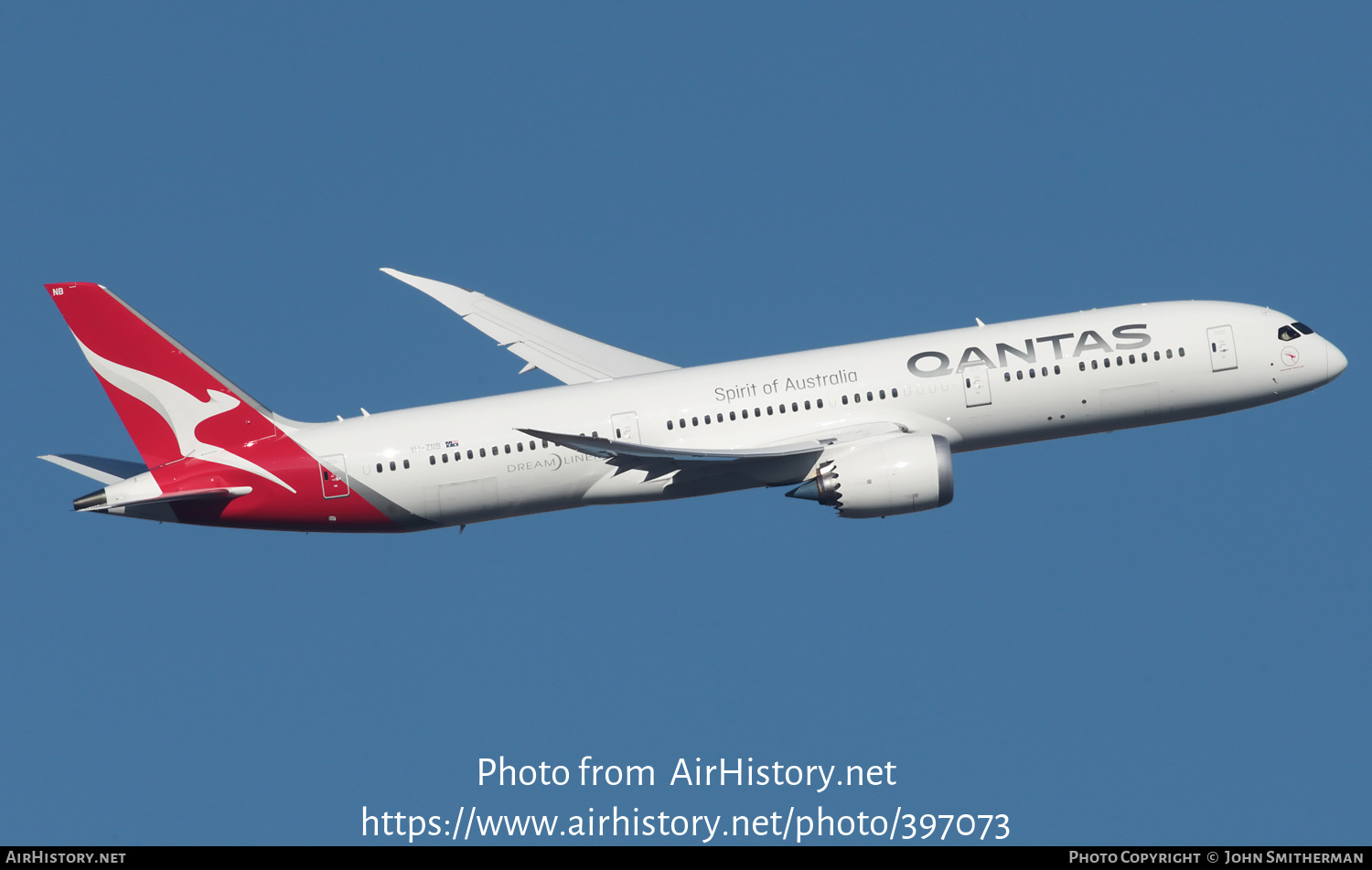 Aircraft Photo of VH-ZNB | Boeing 787-9 Dreamliner | Qantas | AirHistory.net #397073