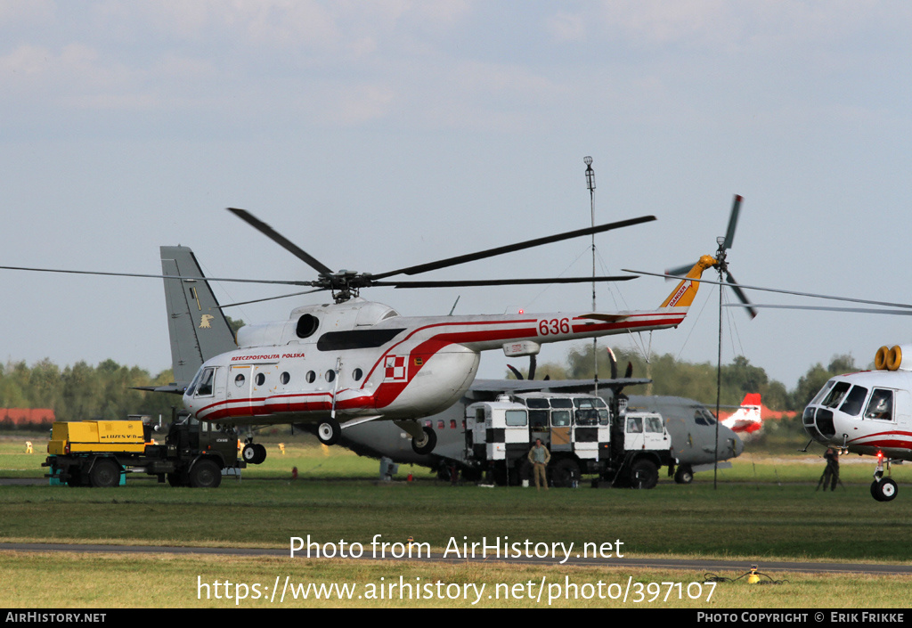 Aircraft Photo of 636 | Mil Mi-8T | Poland - Air Force | AirHistory.net #397107