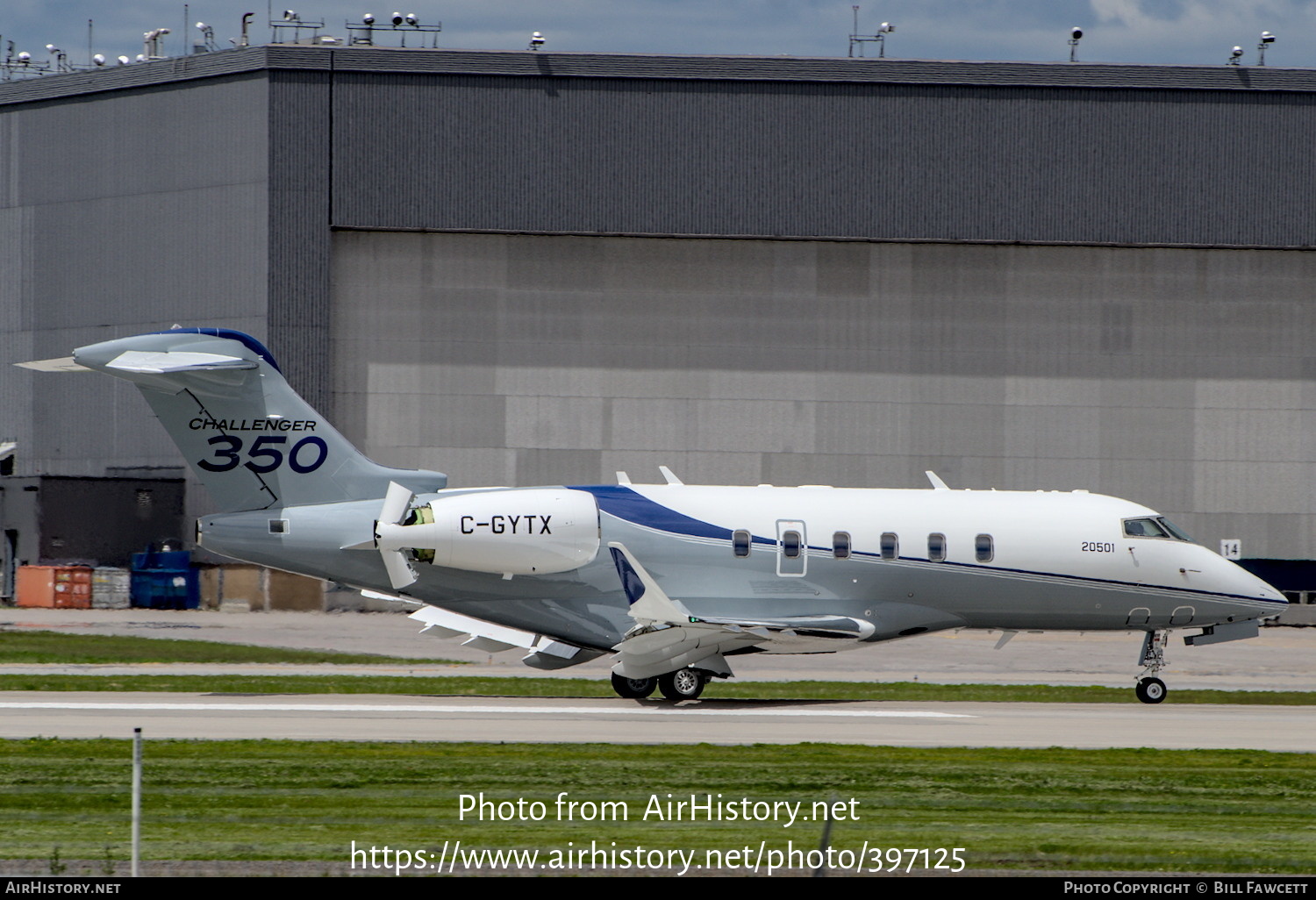 Aircraft Photo of C-GYTX | Bombardier Challenger 350 (BD-100-1A10) | AirHistory.net #397125