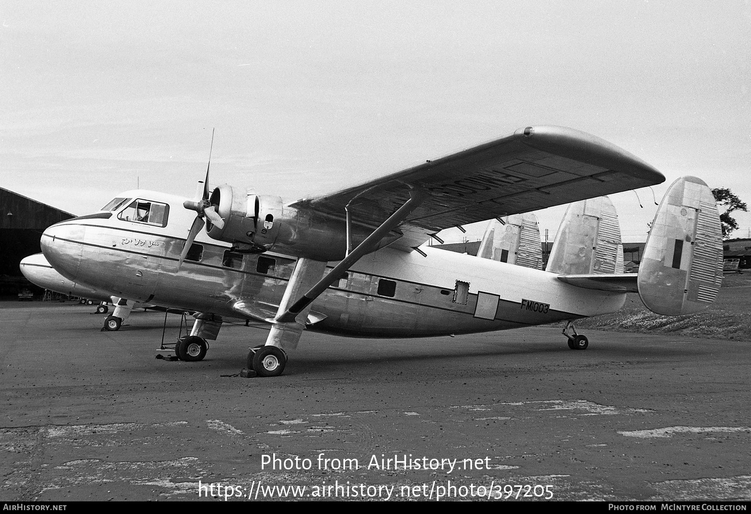 Aircraft Photo of FM1003 | Scottish Aviation Twin Pioneer CC.2 | Malaysia - Air Force | AirHistory.net #397205