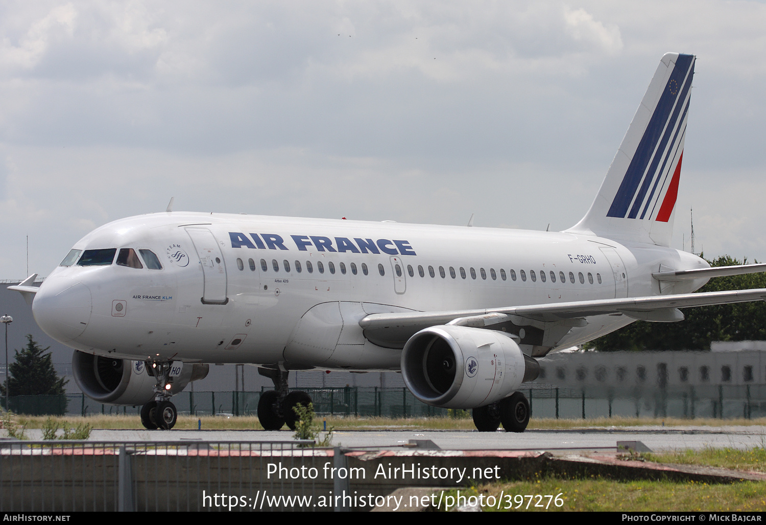 Aircraft Photo of F-GRHO | Airbus A319-111 | Air France | AirHistory.net #397276