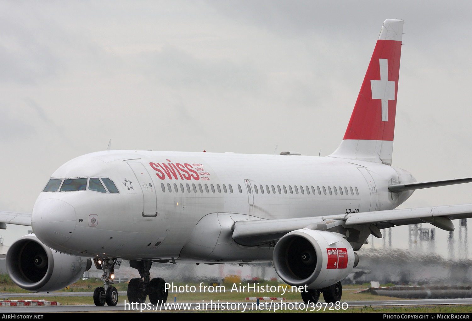 Aircraft Photo of HB-IPR | Airbus A319-112 | Swiss International Air Lines | AirHistory.net #397280