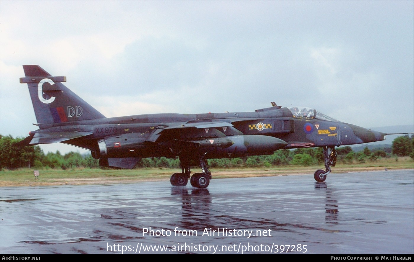 Aircraft Photo of XX970 | Sepecat Jaguar GR1A | UK - Air Force | AirHistory.net #397285