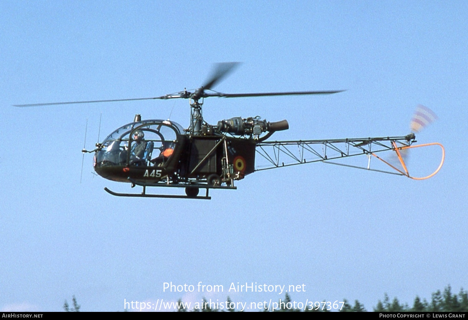 Aircraft Photo of A45 | Aerospatiale SA-318C Alouette II Astazou | Belgium - Army | AirHistory.net #397367