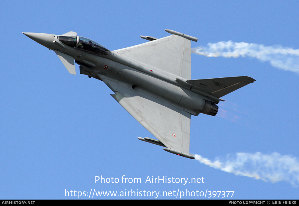 Aircraft Photo of MM7288 | Eurofighter EF-2000 Typhoon S | Italy - Air Force | AirHistory.net #397377