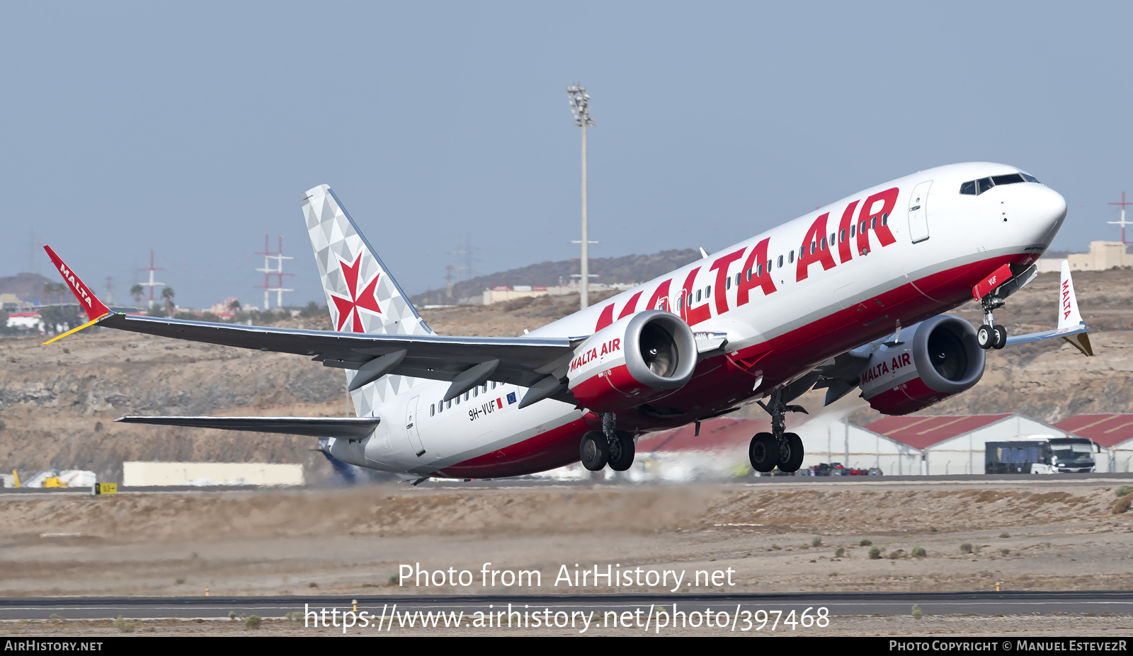 Aircraft Photo of 9H-VUF | Boeing 737-8200 Max 200 | Malta Air | AirHistory.net #397468