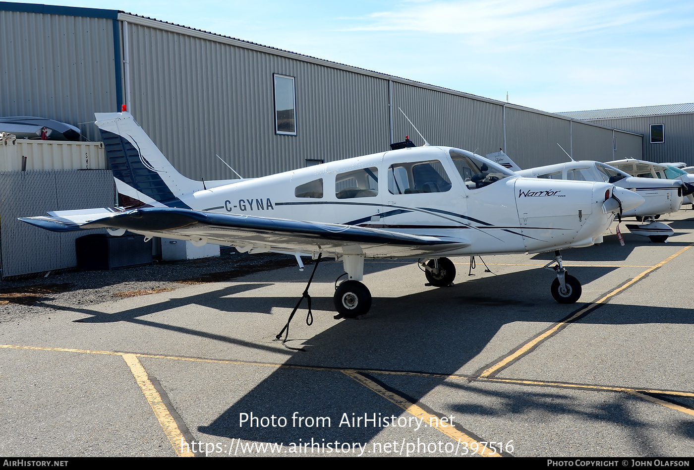 Aircraft Photo of C-GYNA | Piper PA-28-151(160) Cherokee Warrior | AirHistory.net #397516