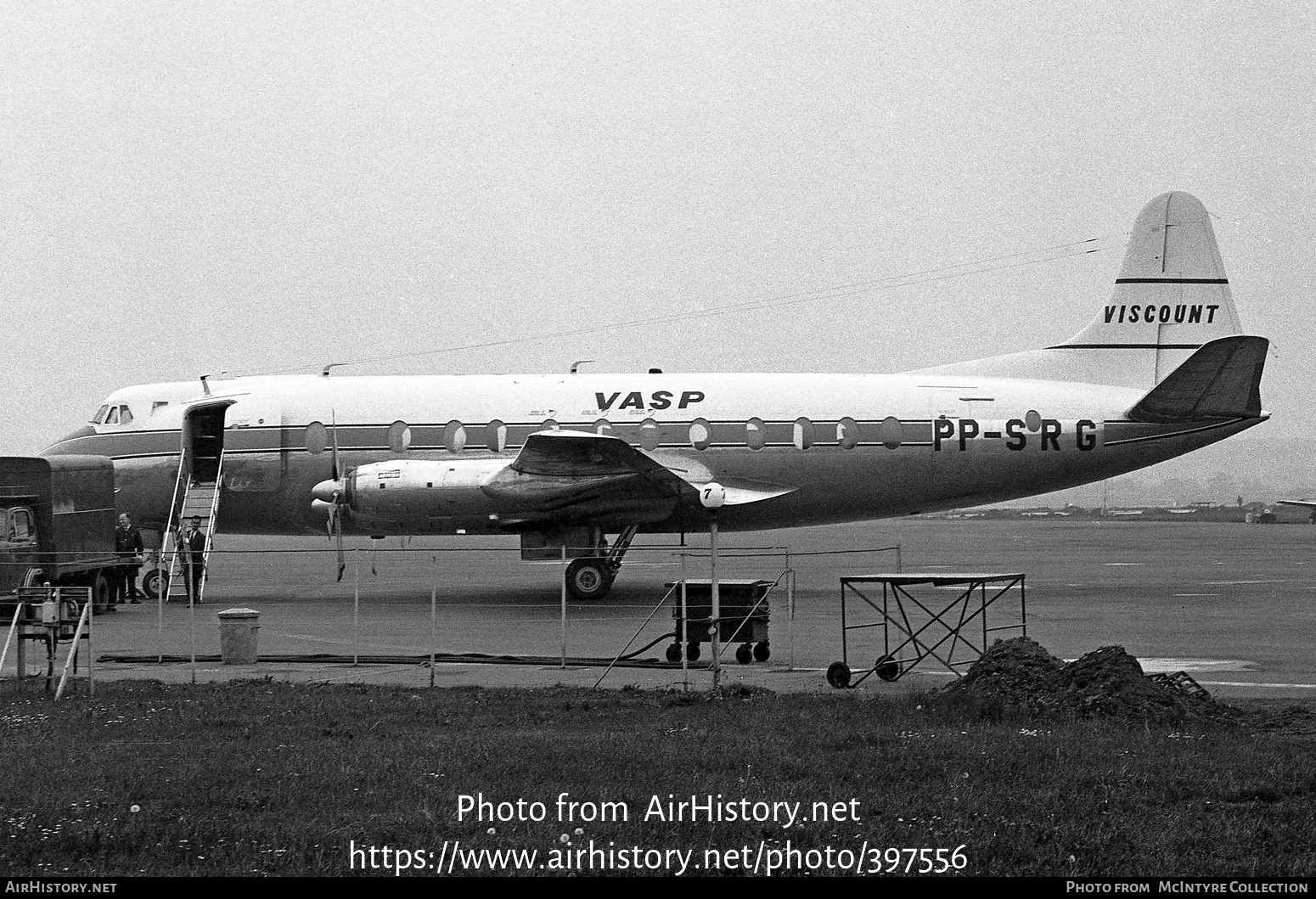 Aircraft Photo of PP-SRG | Vickers 827 Viscount | VASP | AirHistory.net #397556