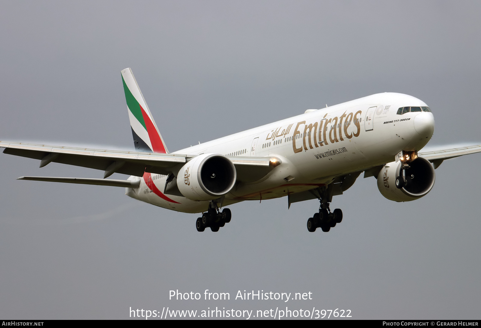 Aircraft Photo of A6-ENZ | Boeing 777-31H/ER | Emirates | AirHistory.net #397622