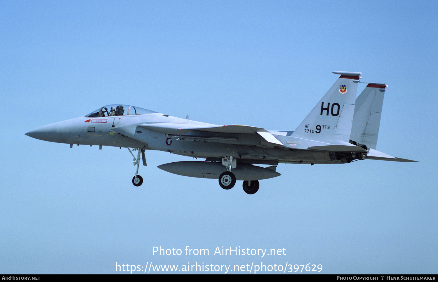 Aircraft Photo of 77-0109 / AF77109TFS | McDonnell Douglas F-15A Eagle | USA - Air Force | AirHistory.net #397629