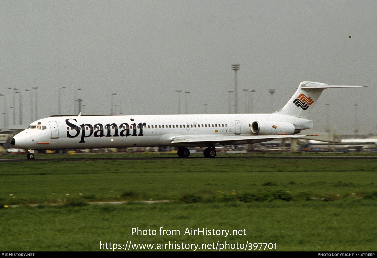 Aircraft Photo of EC-FJQ | McDonnell Douglas MD-82 (DC-9-82) | Spanair | AirHistory.net #397701