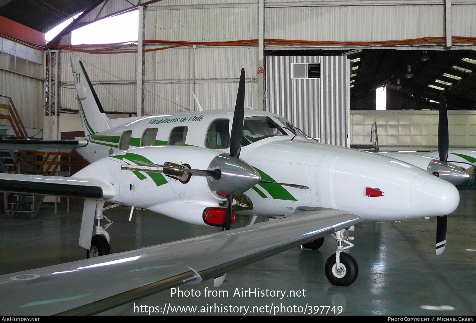 Aircraft Photo of C-51 | Piper PA-31T Cheyenne II | Chile - Carabineros | AirHistory.net #397749