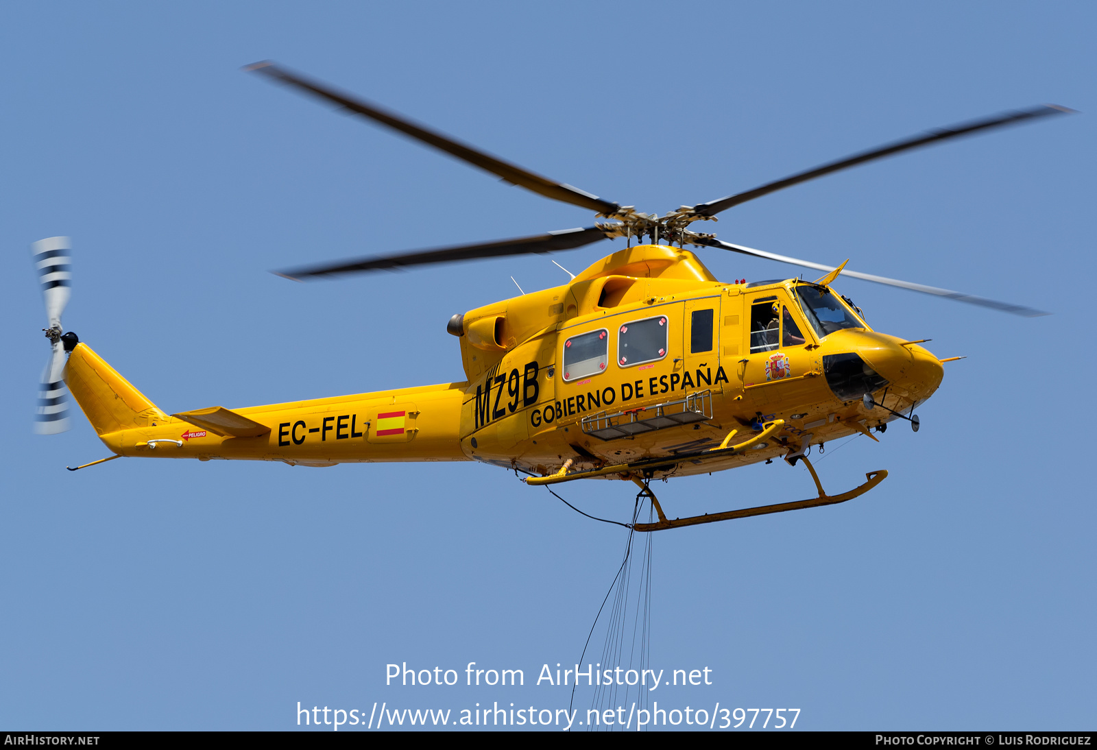 Aircraft Photo of EC-FEL | Bell 412SP | Babcock International | AirHistory.net #397757