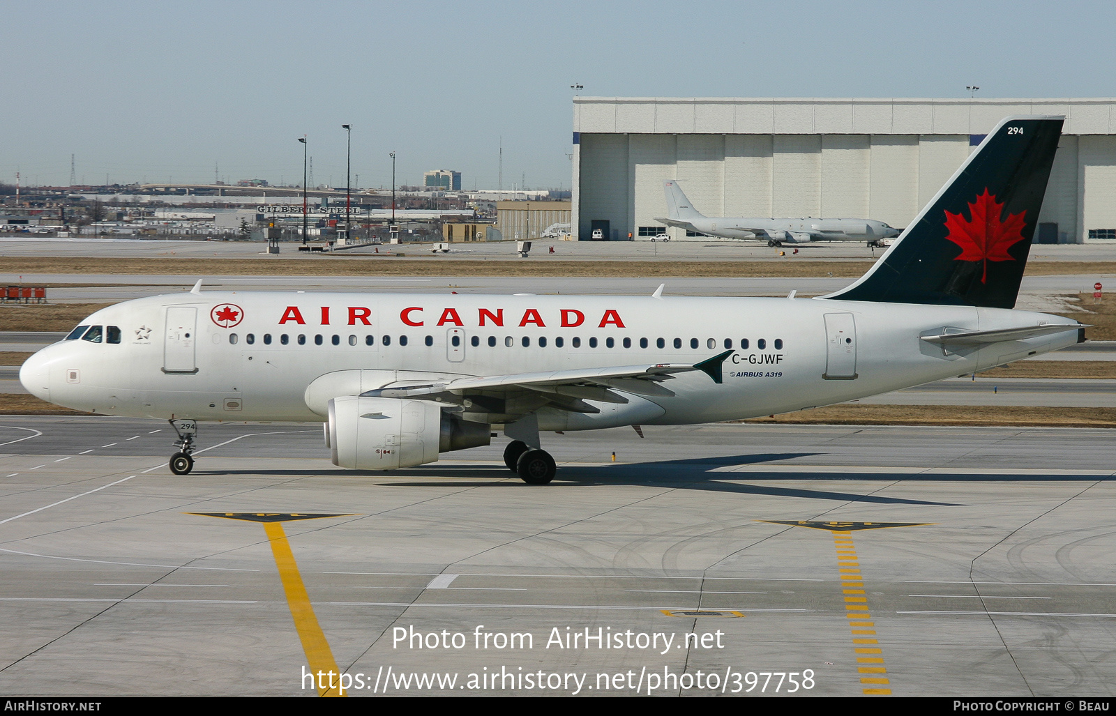 Aircraft Photo of C-GJWF | Airbus A319-112 | Air Canada | AirHistory.net #397758