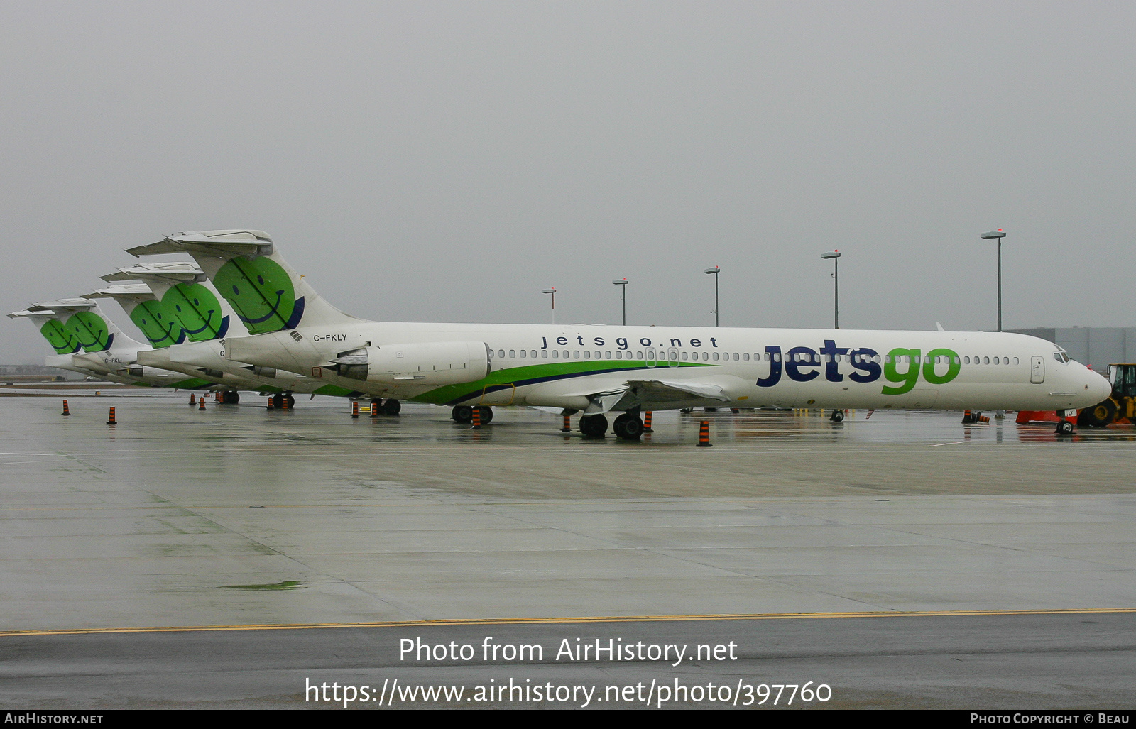 Aircraft Photo of C-FKLY | McDonnell Douglas MD-83 (DC-9-83) | Jetsgo | AirHistory.net #397760