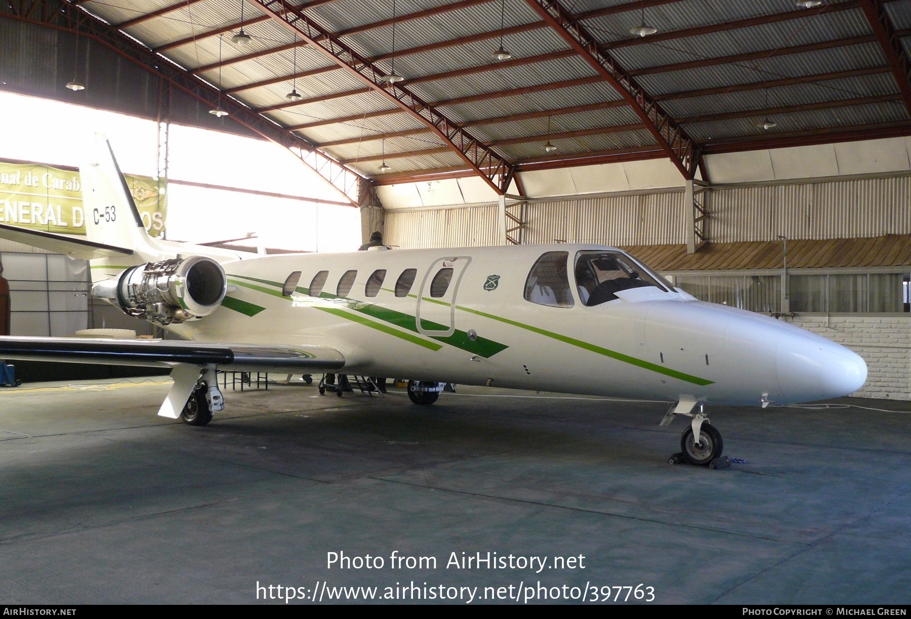 Aircraft Photo of C-53 | Cessna 550 Citation Bravo | Chile - Carabineros | AirHistory.net #397763