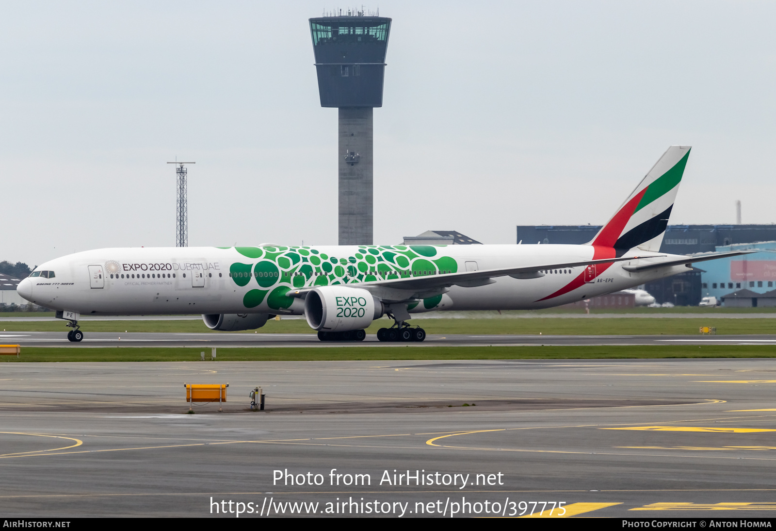 Aircraft Photo of A6-EPE | Boeing 777-31H/ER | Emirates | AirHistory.net #397775