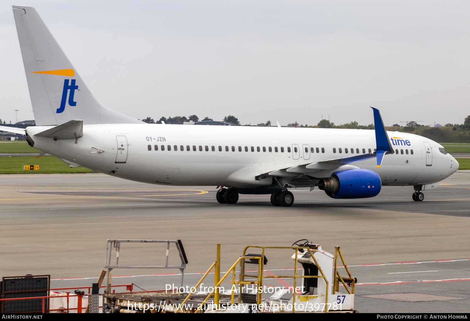 Aircraft Photo of OY-JZN | Boeing 737-8K5 | Jettime | AirHistory.net #397781