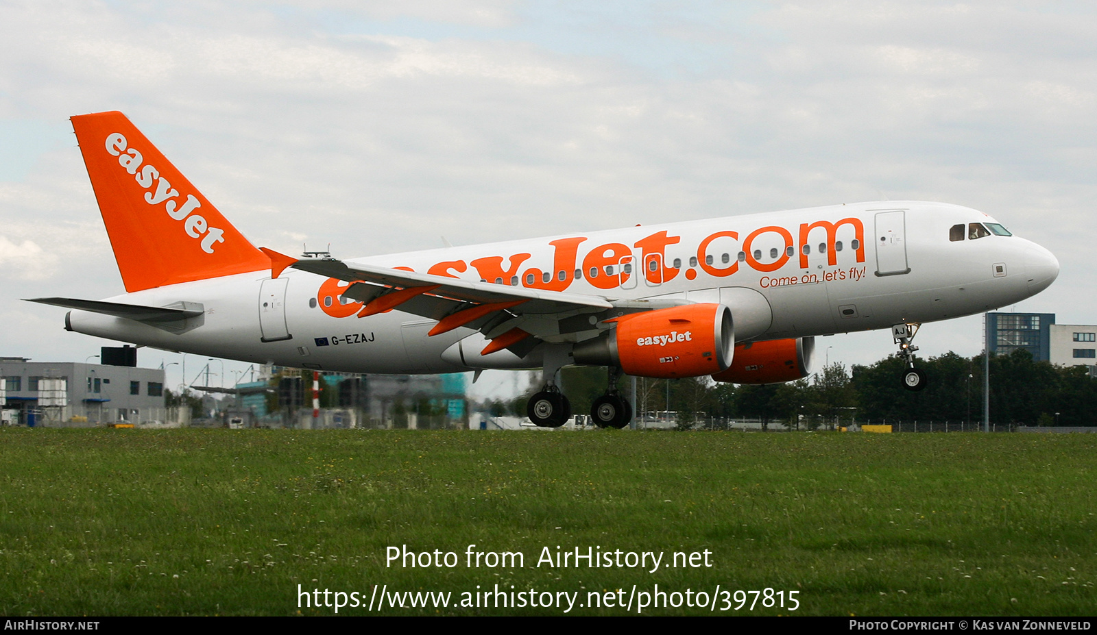 Aircraft Photo of G-EZAJ | Airbus A319-111 | EasyJet | AirHistory.net #397815