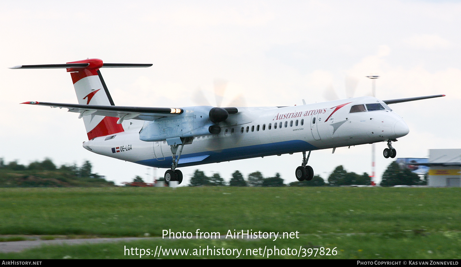 Aircraft Photo of OE-LGA | Bombardier DHC-8-402 Dash 8 | Austrian Arrows | AirHistory.net #397826