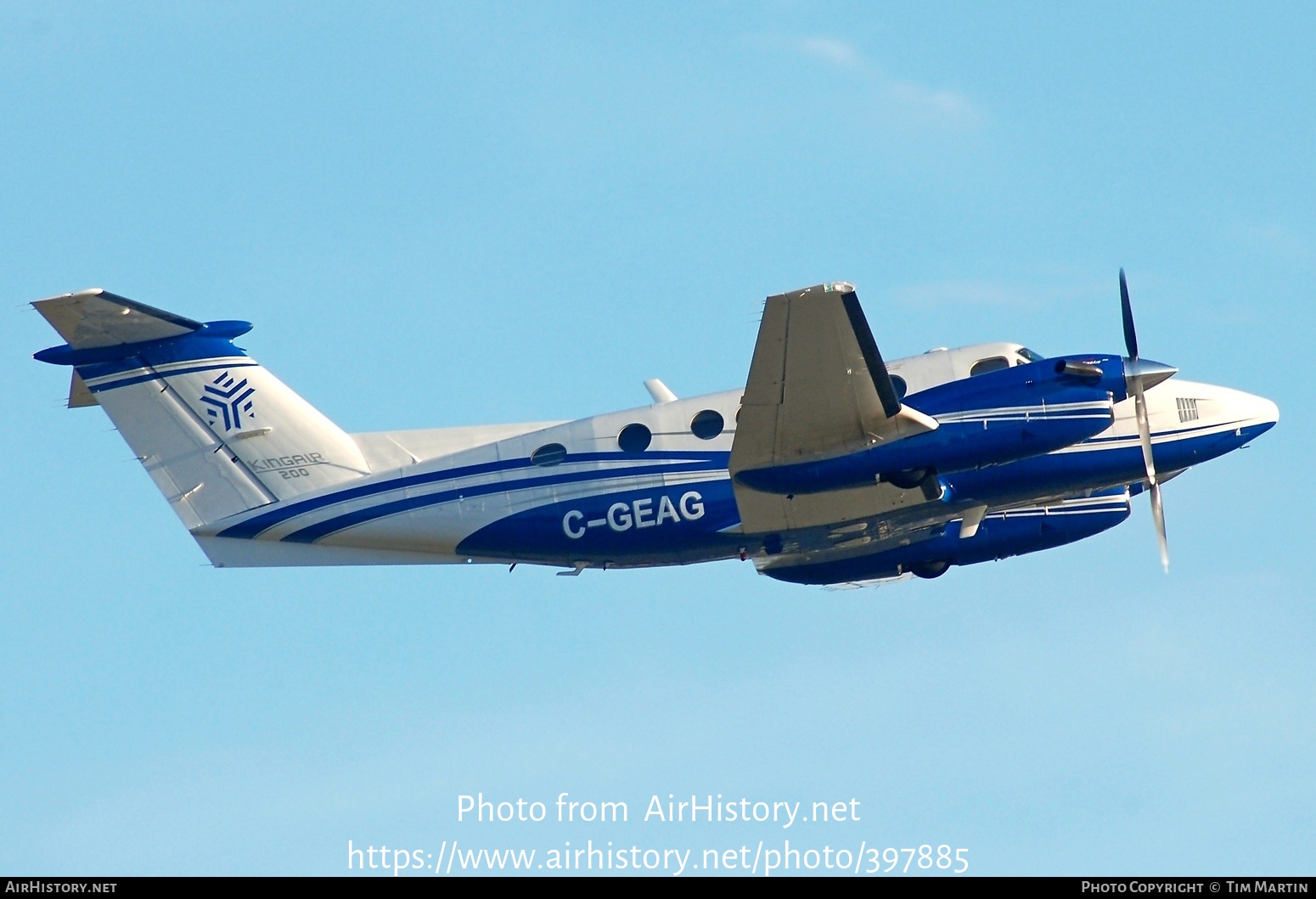 Aircraft Photo of C-GEAG | Beech 200 Super King Air | AirHistory.net #397885