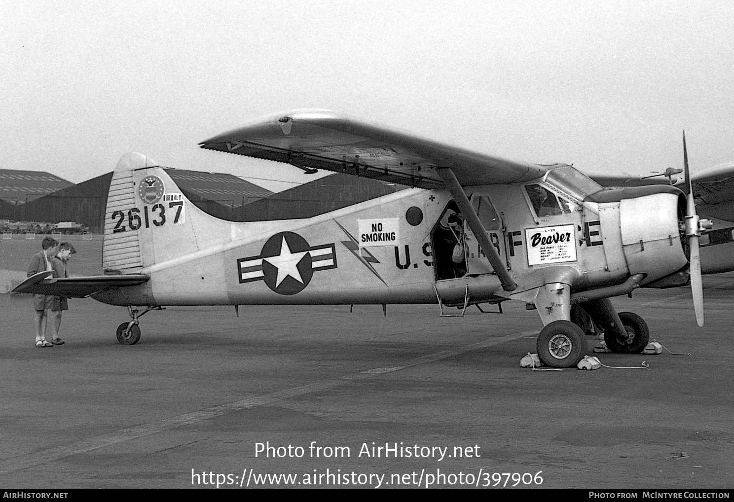 Aircraft Photo of 52-6137 / 26137 | De Havilland Canada L-20A Beaver | USA - Air Force | AirHistory.net #397906