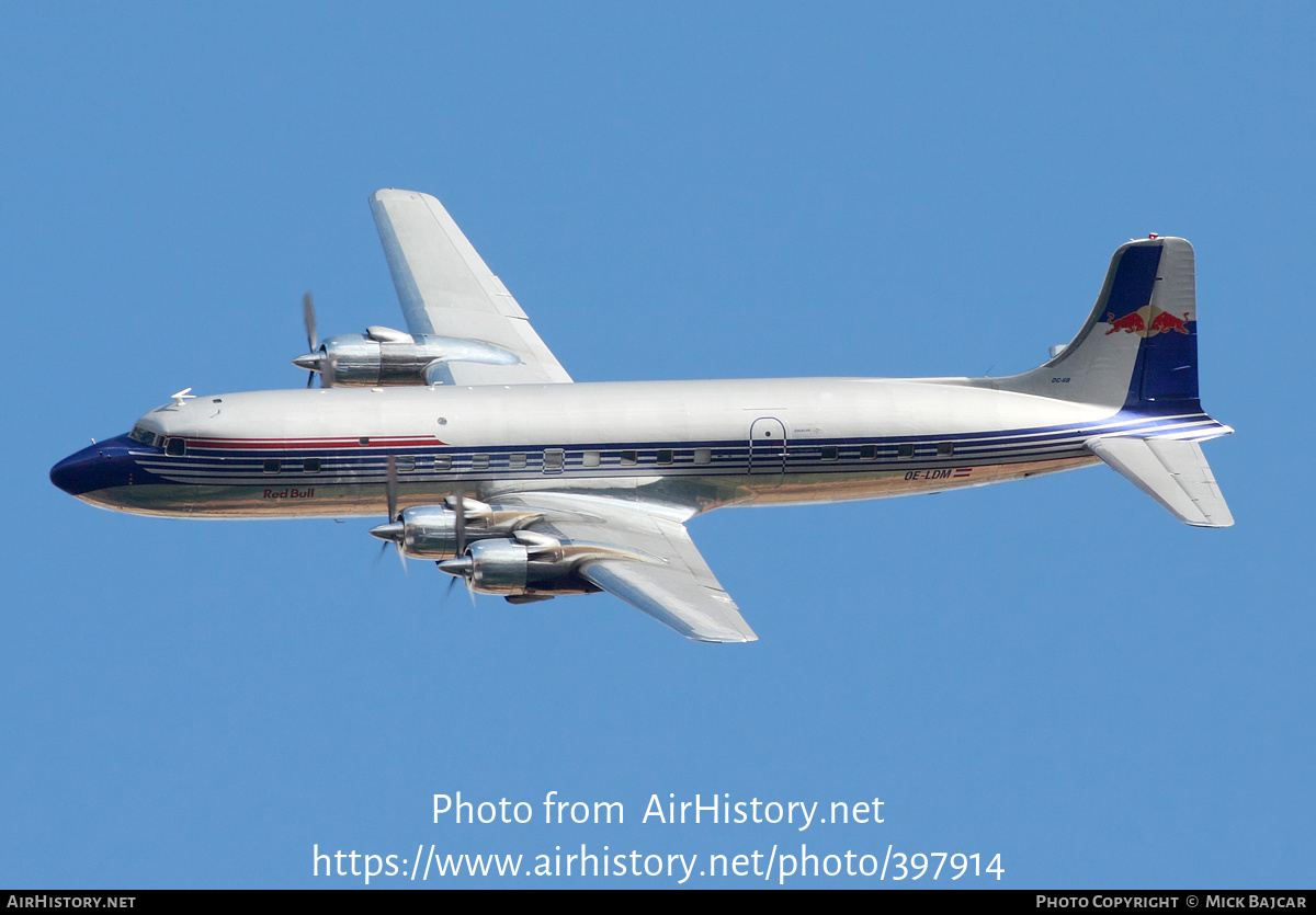 Aircraft Photo of OE-LDM | Douglas DC-6B | Red Bull | AirHistory.net #397914