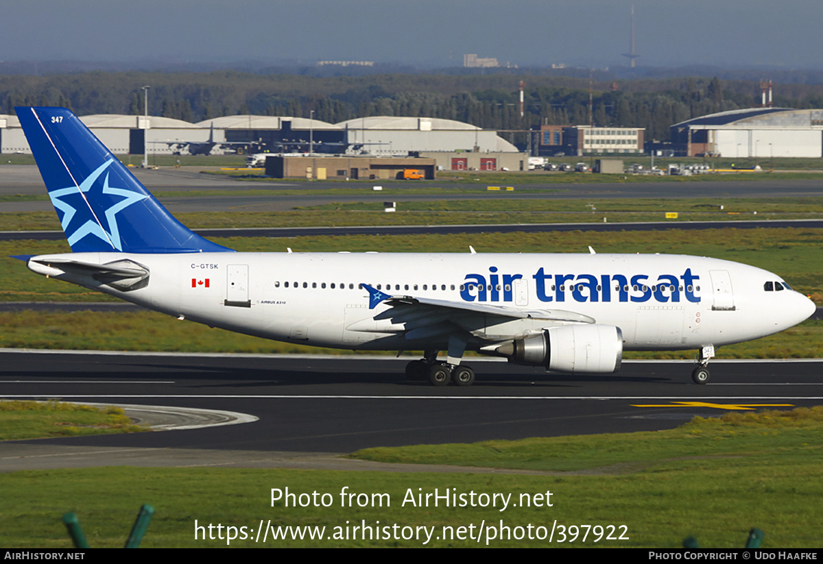 Aircraft Photo of C-GTSK | Airbus A310-304 | Air Transat | AirHistory.net #397922