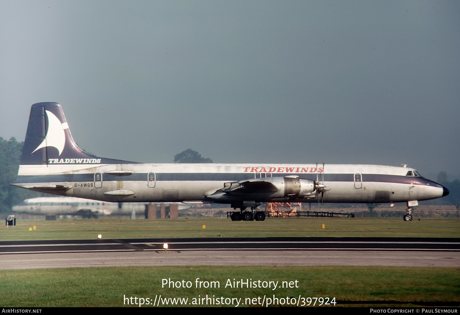 Aircraft Photo of G-AWGS | Canadair CL-44D4-1 | Tradewinds Airways | AirHistory.net #397924