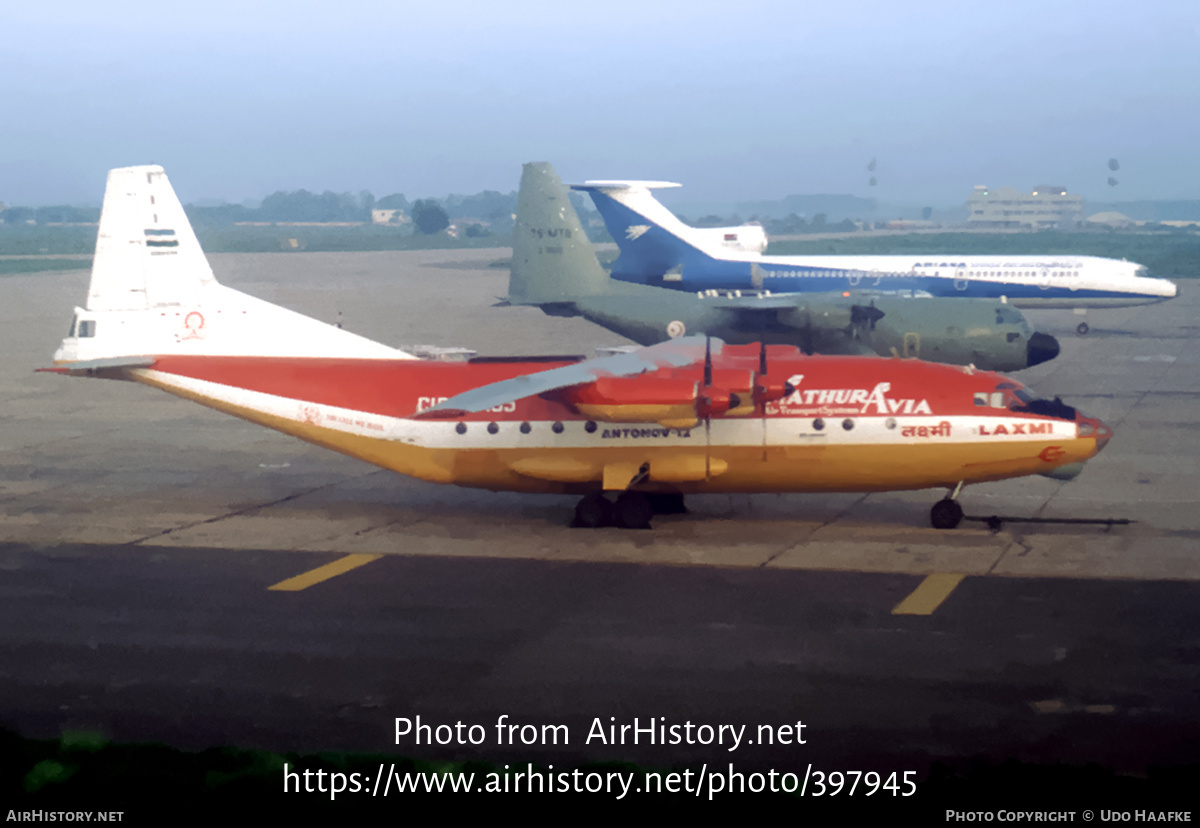 Aircraft Photo of CIS-06105 | Antonov An-12BP | Mathur Avia Air Transport System | AirHistory.net #397945